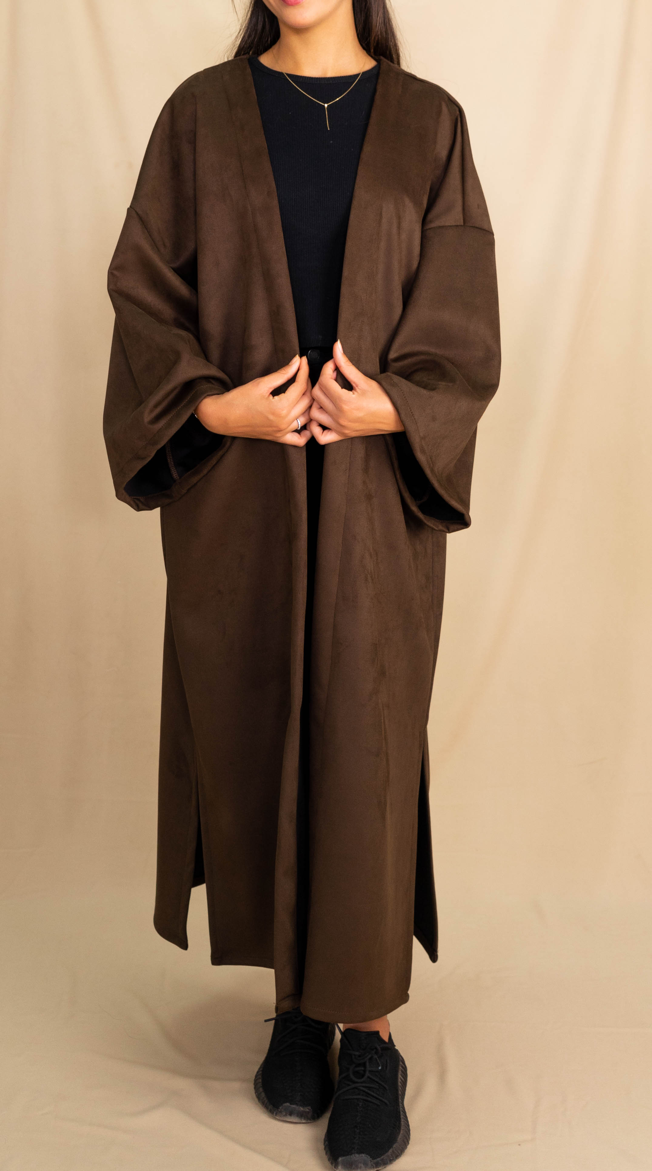 Kimono Long - Vert Marron
