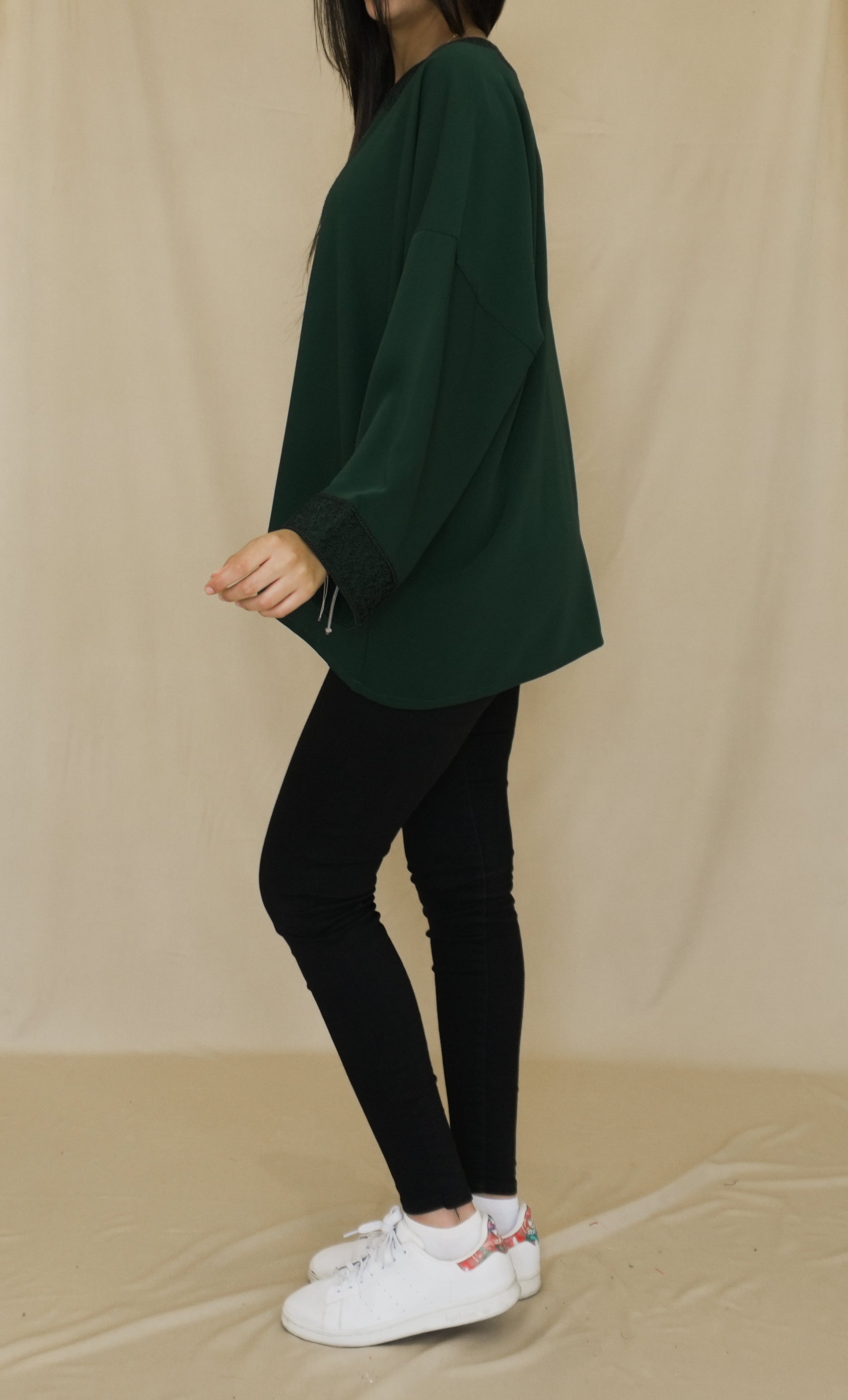 Chemise Brodée Vert