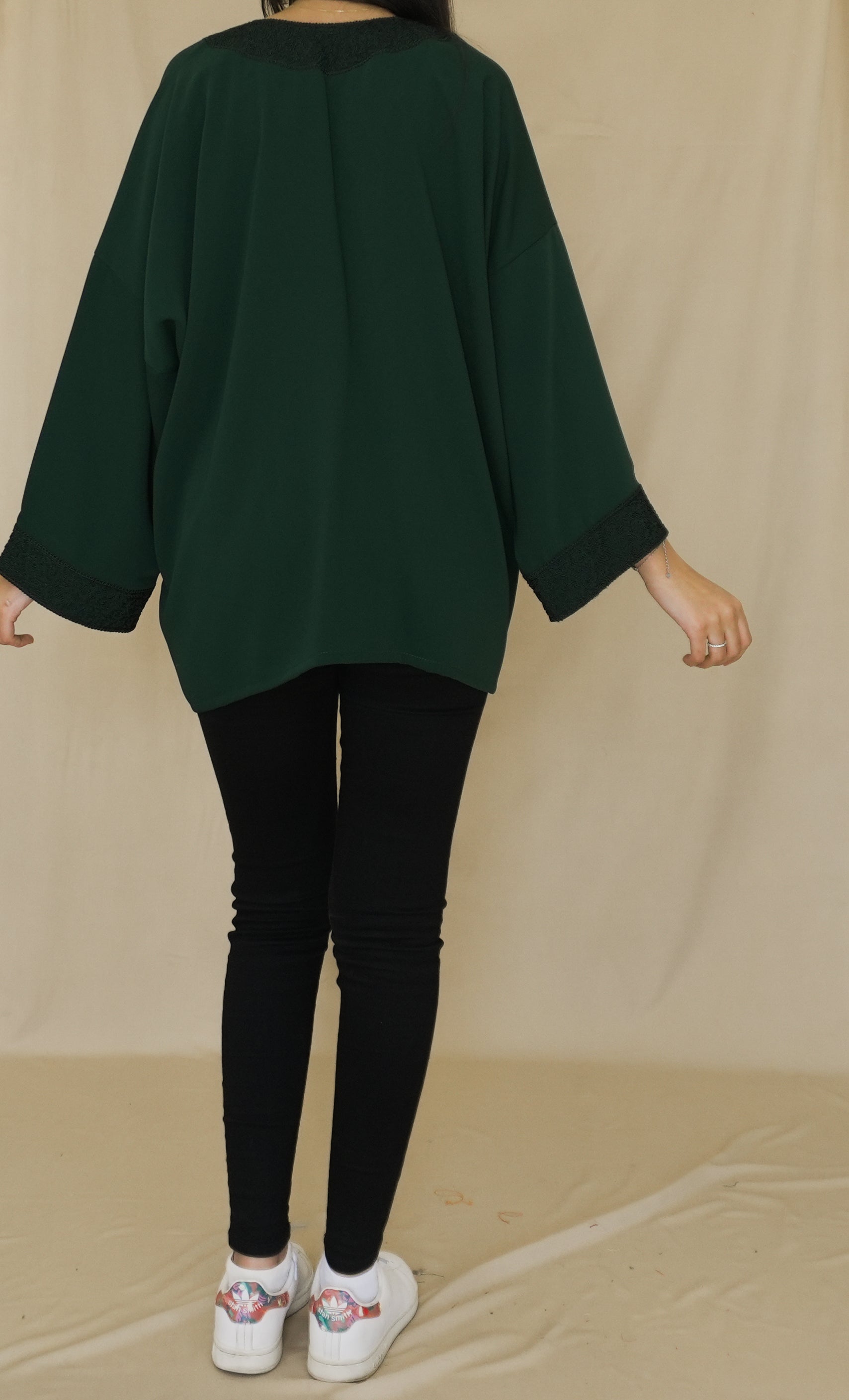 Chemise Brodée Vert