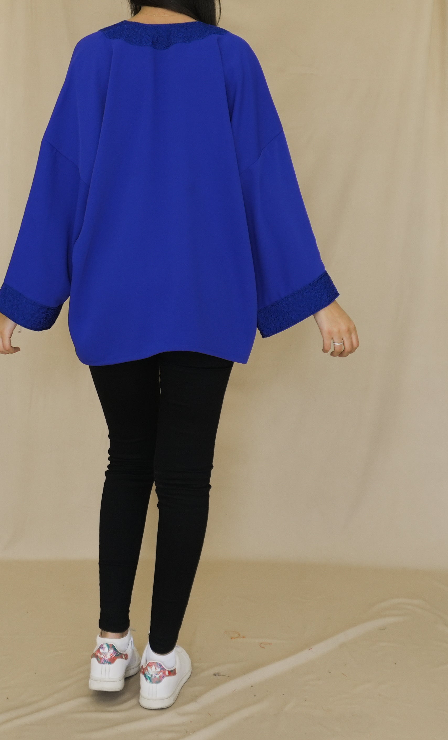 Chemise Brodée Bleu